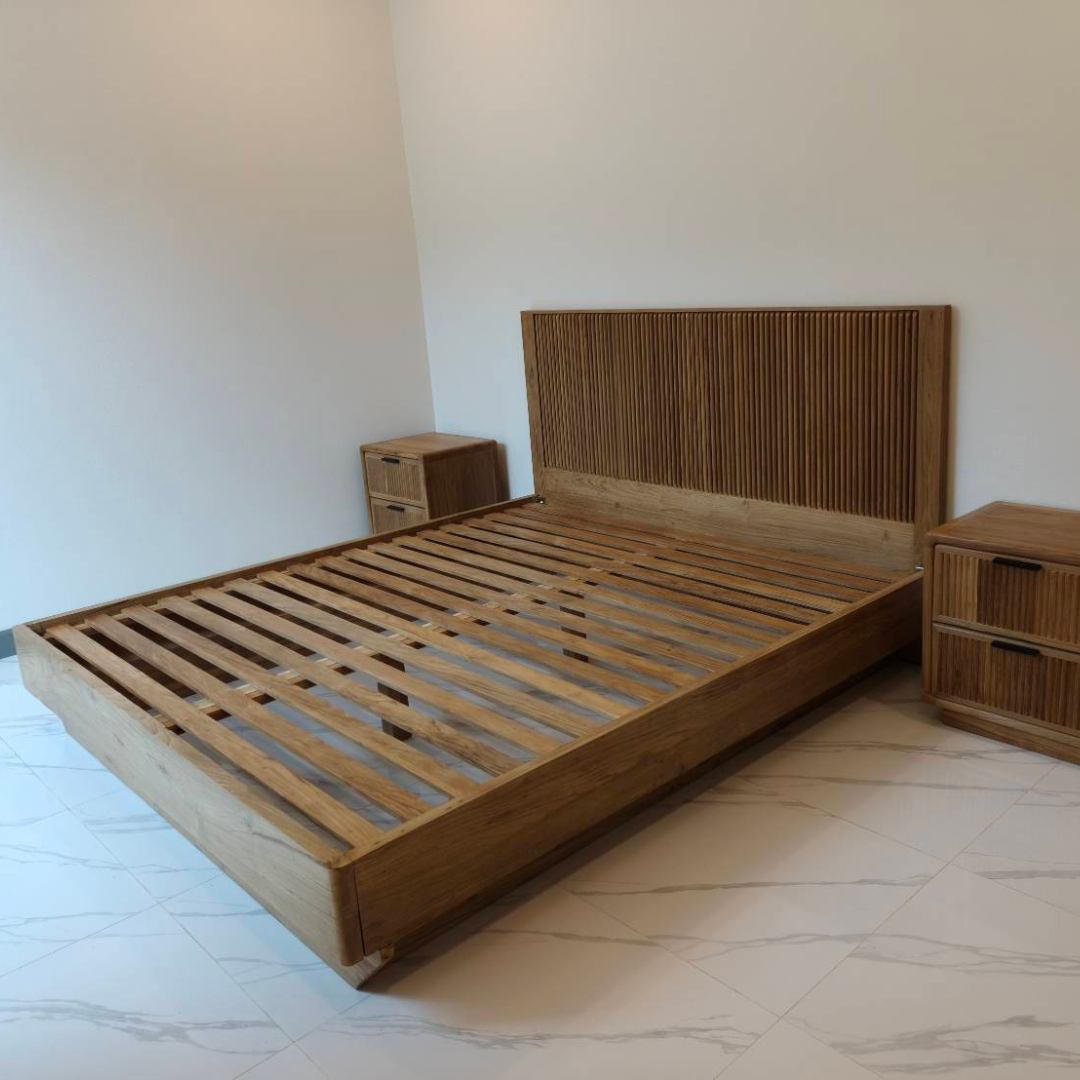 Ruen Reclaimed Teak Queen Bed or King Bed