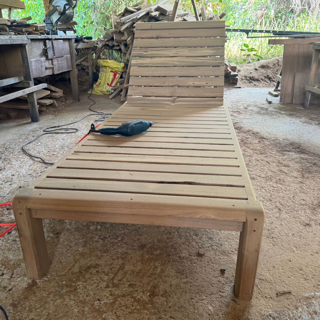 Surin Reclaimed Teak Sun Lounger