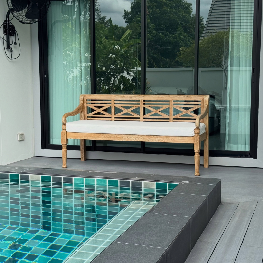 ที่นอนกลางวัน (Daybed) พีพีดาดฟ้า (Bench Seat)