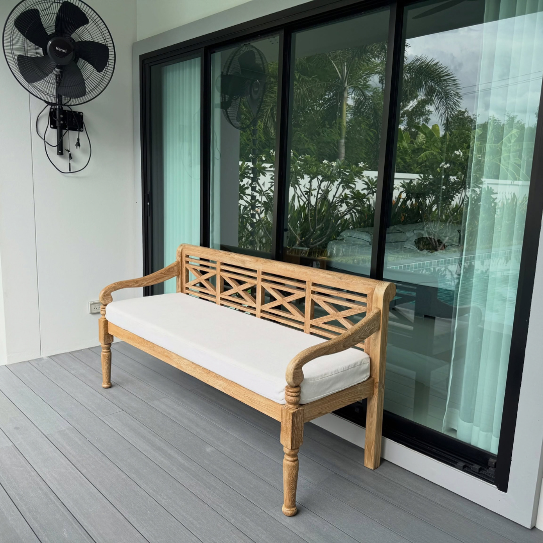 ที่นอนกลางวัน (Daybed) พีพีดาดฟ้า (Bench Seat)