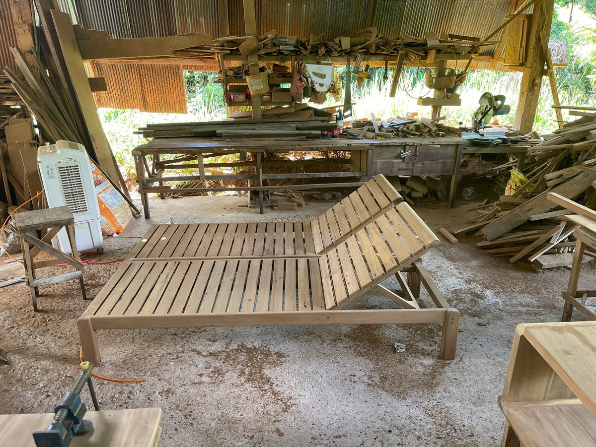 Surin Reclaimed Teak Sun Lounger