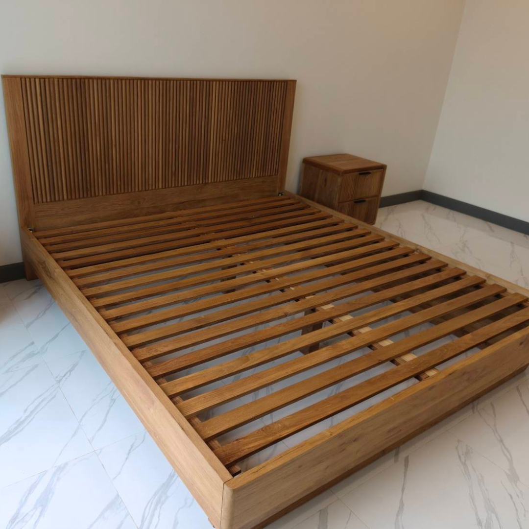 Ruen Reclaimed Teak Queen Bed or King Bed