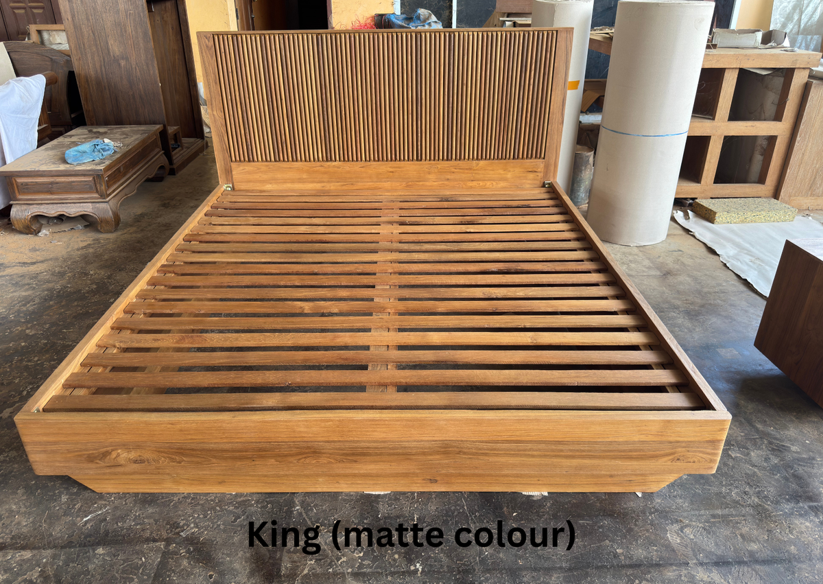 Ruen Reclaimed Teak Queen Bed or King Bed