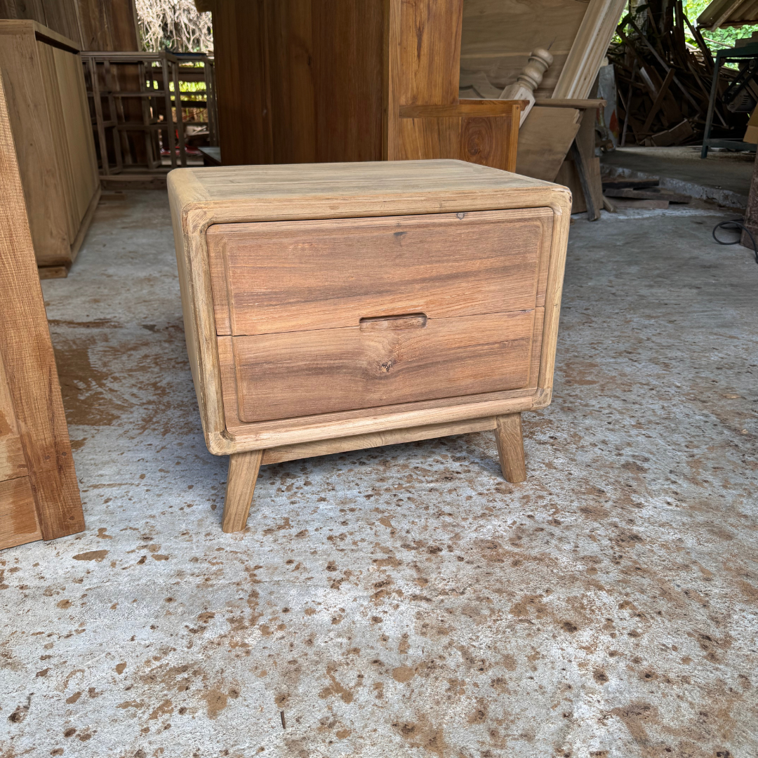 Fah Reclaimed Teak Bedside Table