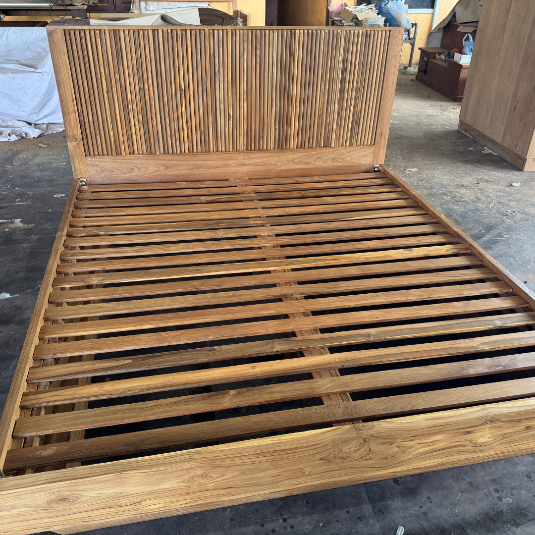 Ruen Reclaimed Teak Queen Bed or King Bed