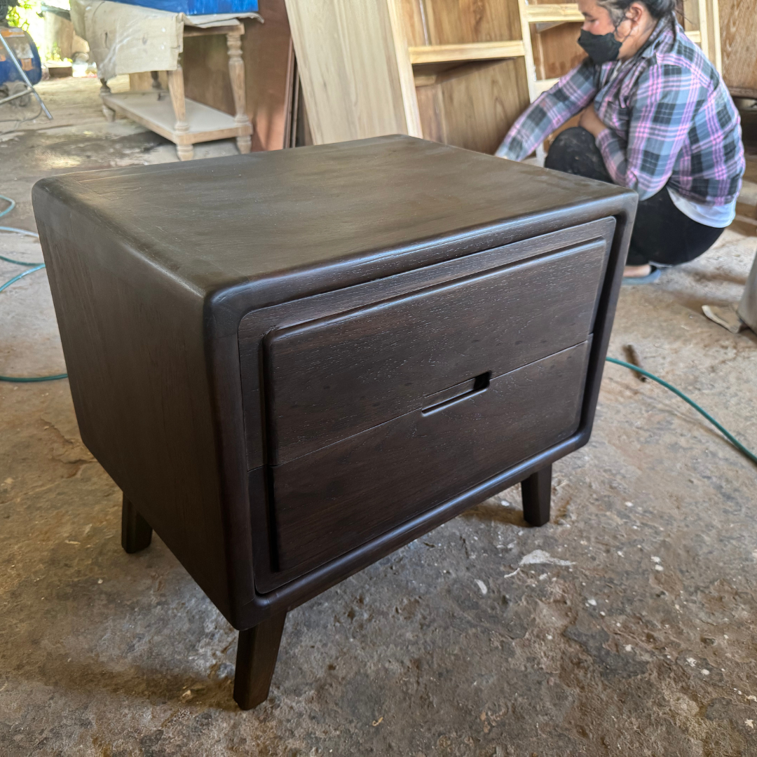 Fah Reclaimed Teak Bedside Table