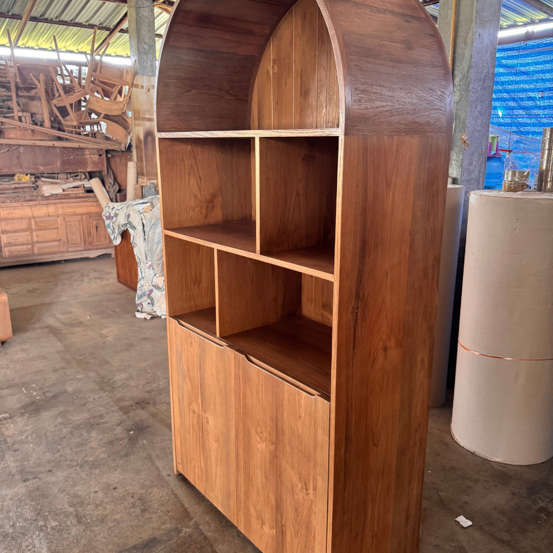 Pha Reclaimed Teak Bookcase / Display Cabinet