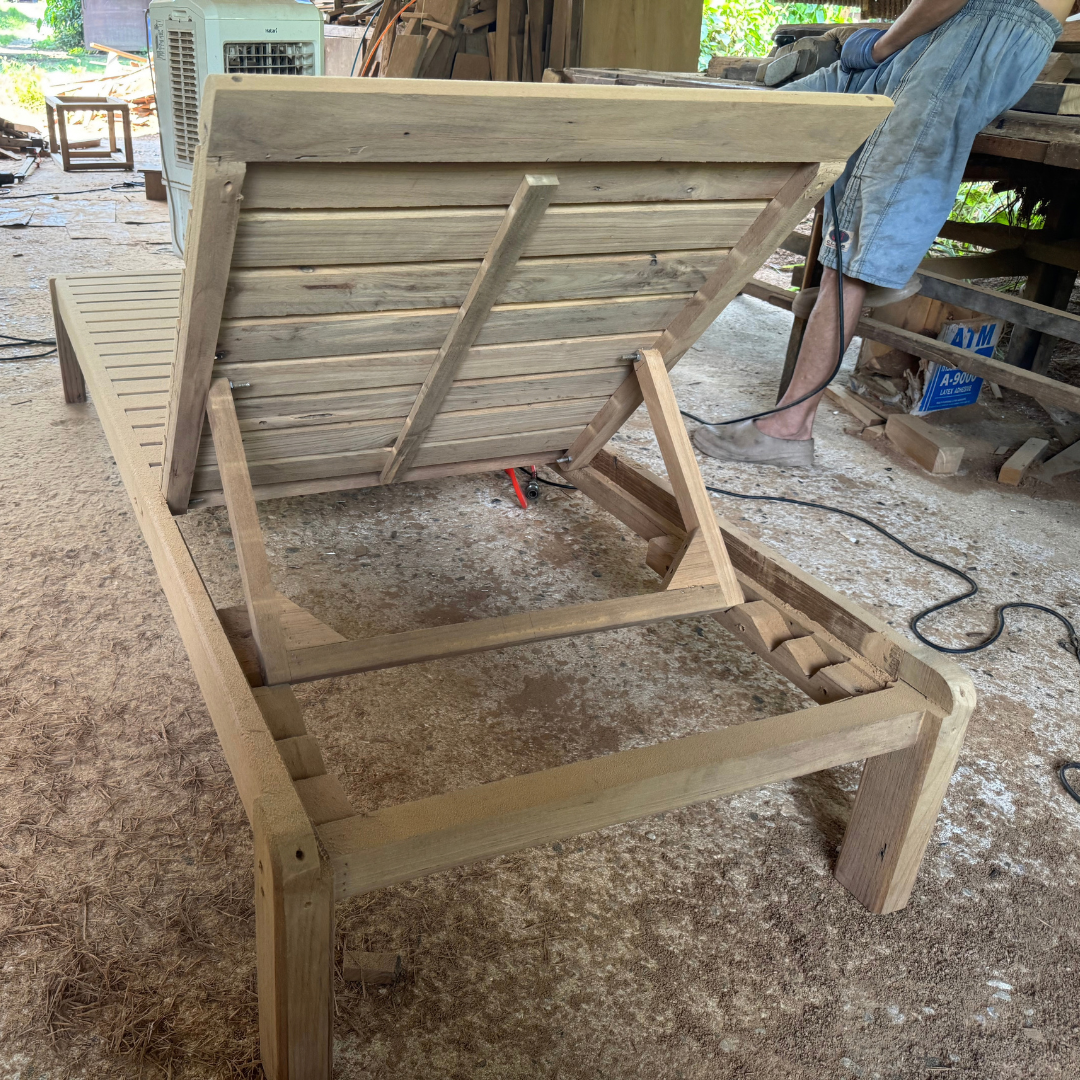 Surin Reclaimed Teak Sun Lounger