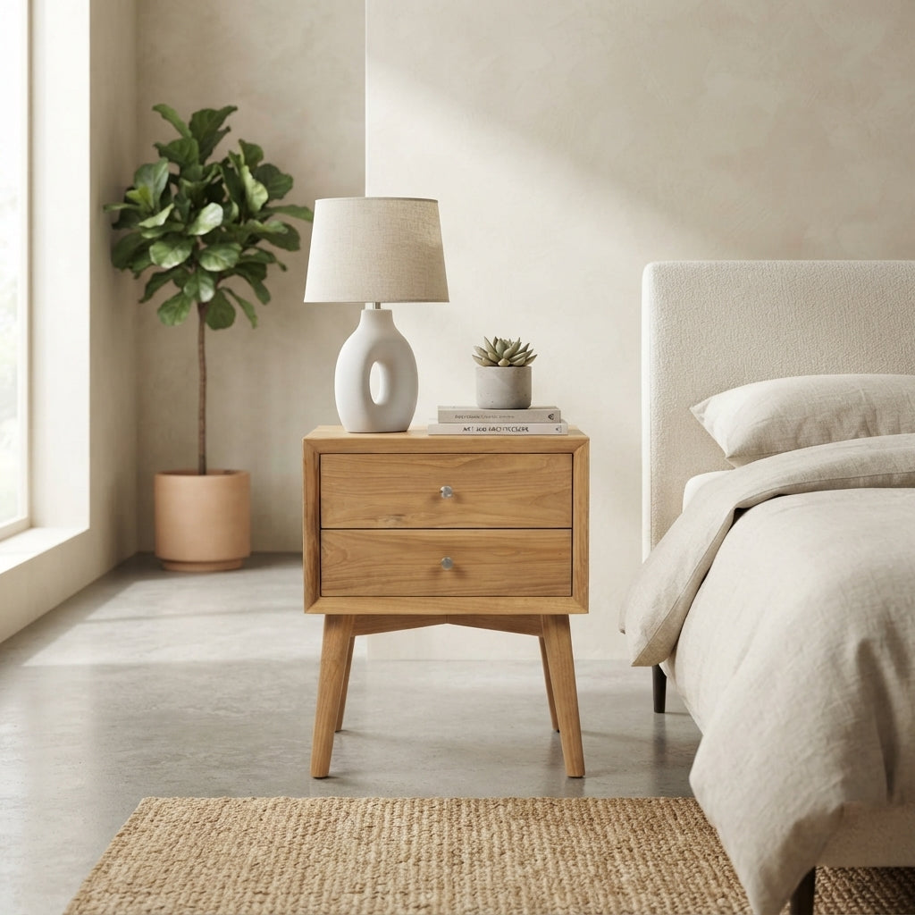 Dao Reclaimed Teak Bedside Table