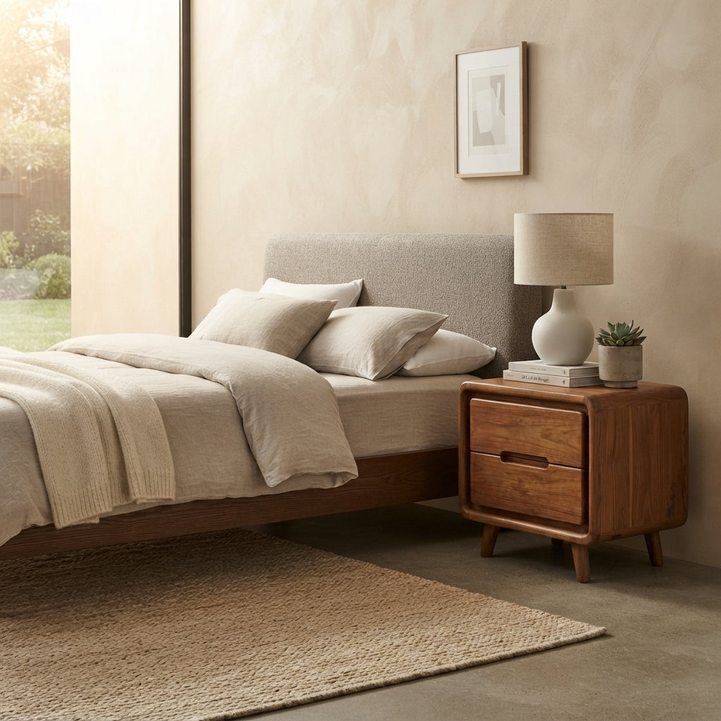 Fah Reclaimed Teak Bedside Table