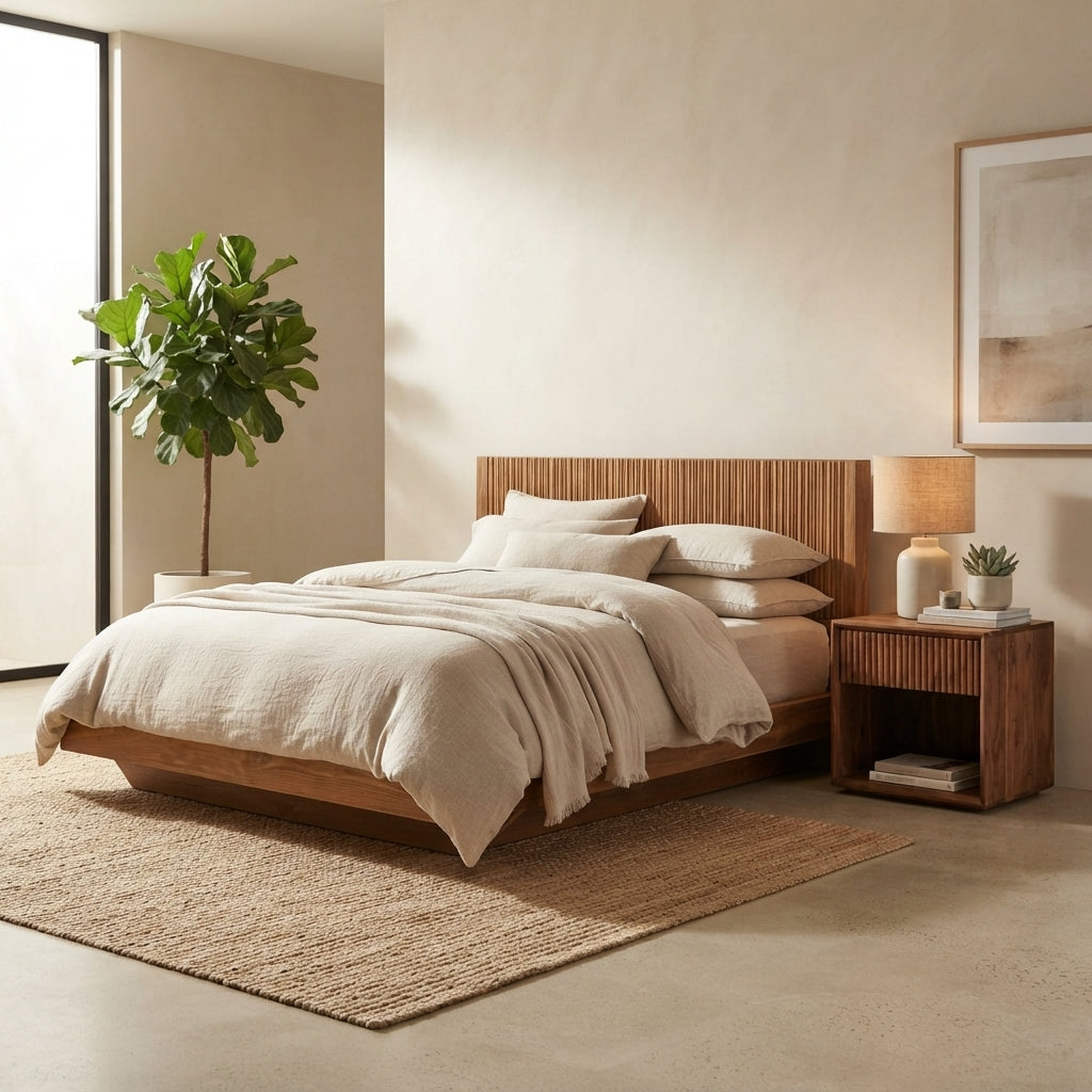 Sala Daeng Reclaimed Teak Bedside Table
