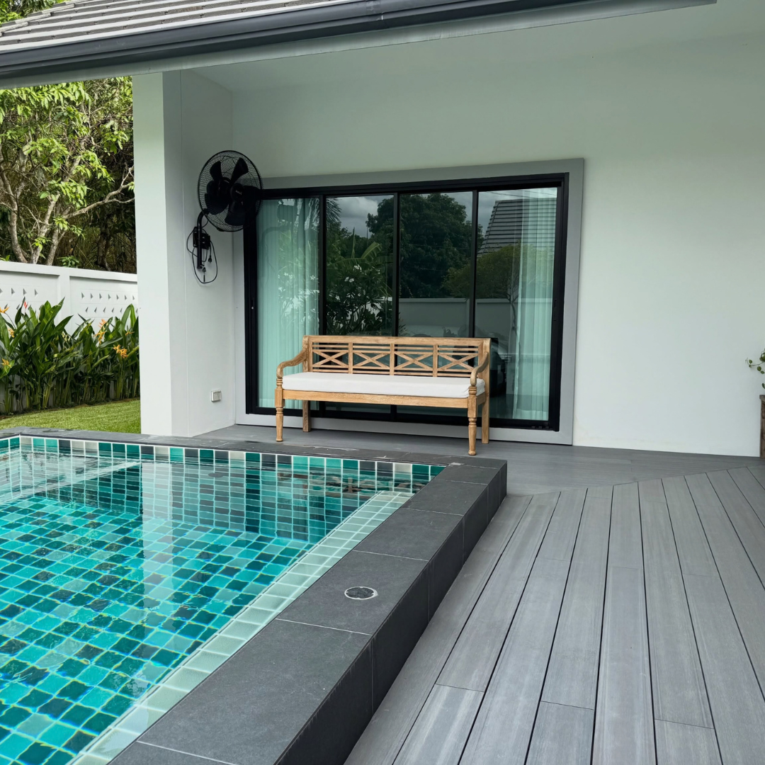 ที่นอนกลางวัน (Daybed) พีพีดาดฟ้า (Bench Seat)
