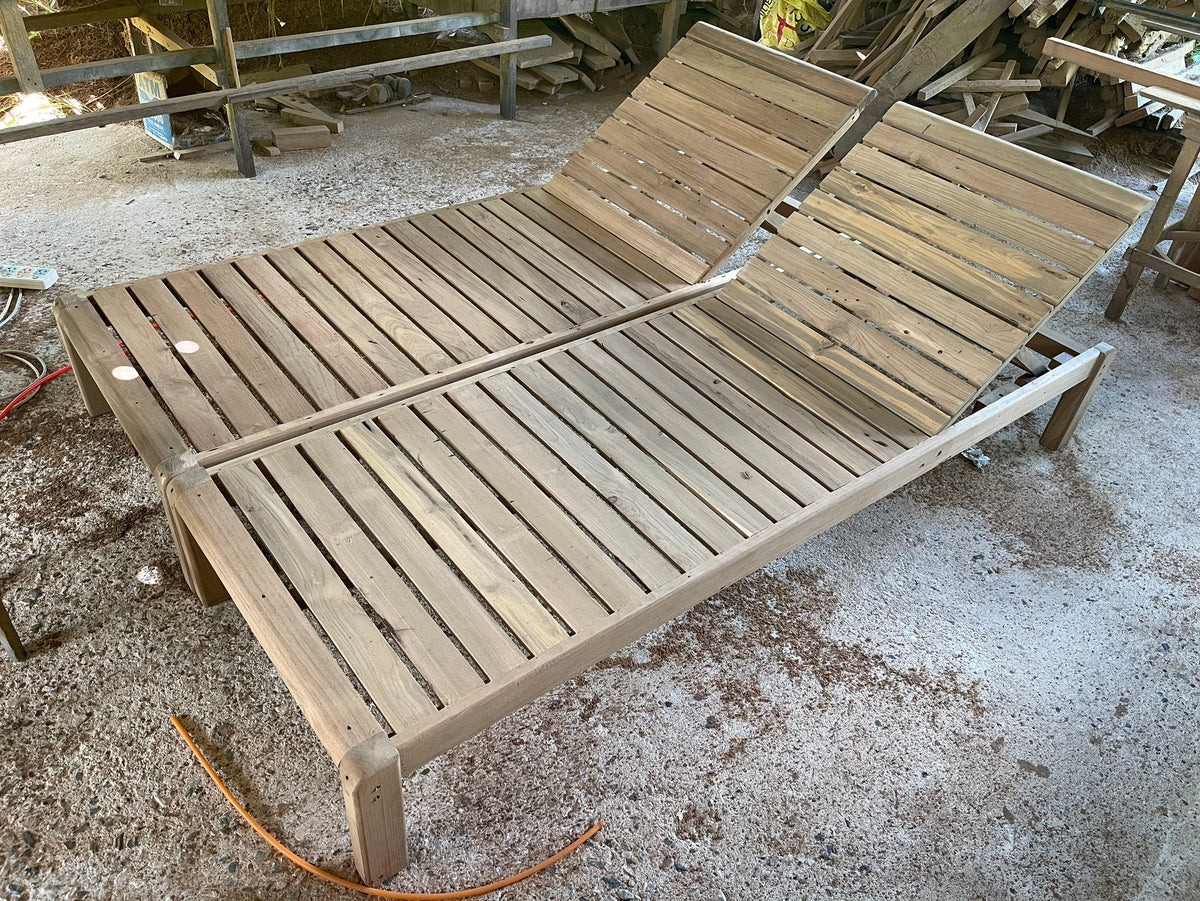 Surin Reclaimed Teak Sun Lounger
